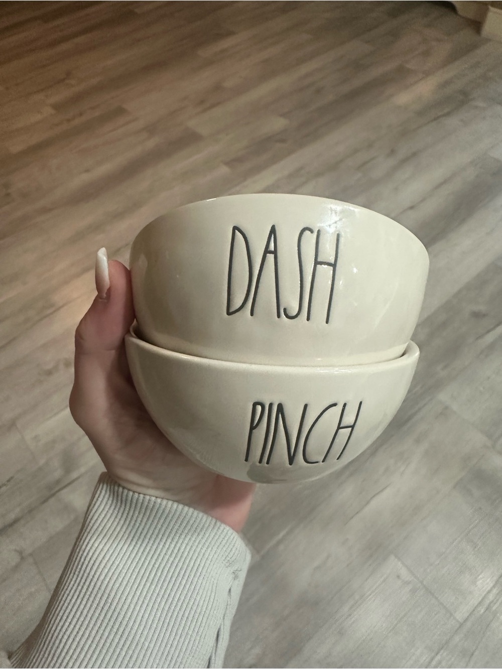 Rae Dunn “DASH” and “PINCH” Ceramic prep bowls